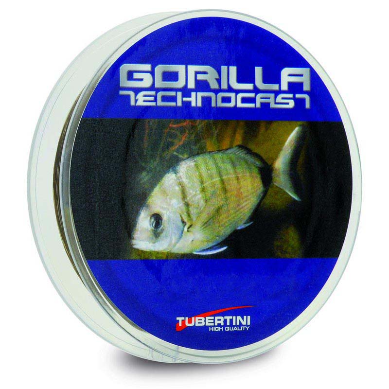 Tubertini Gorilla Technocast Black Monofilament 1500 M Schwarz 0.180 mm von Tubertini