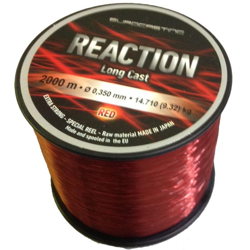 Tubertini Reaction Monofilament 2000 M Rot 0.140 mm von Tubertini