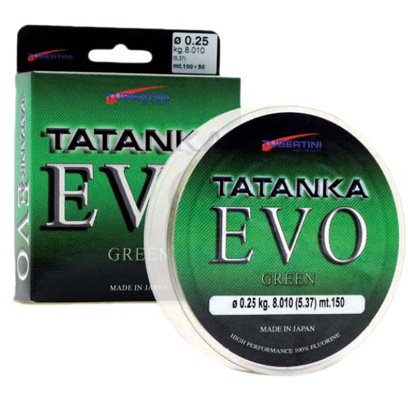 Tubertini Tatanka Evo Fluorocarbon 350 M Grün 0.450 mm von Tubertini