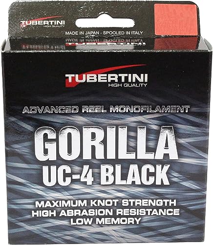 Tubertini UC 4 Schnur "Gorilla" 350 m - Monofile zum Streckenangeln, 0,25 mm von Tubertini