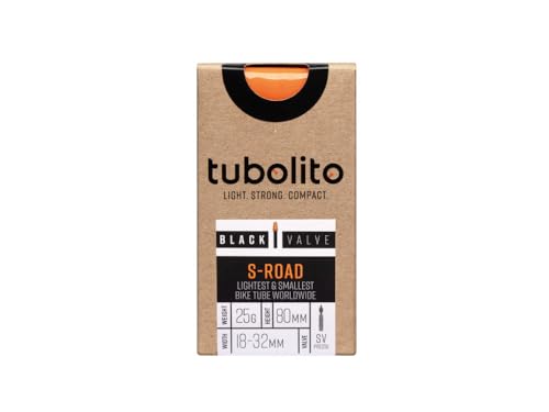 S-Tubo-Schlauch – Straße – 700c – 80-mm-Ventil – schwarz S-Tubo-Schlauch – Straße – 700c – 80-mm-Ventil – schwarz von Tubolito