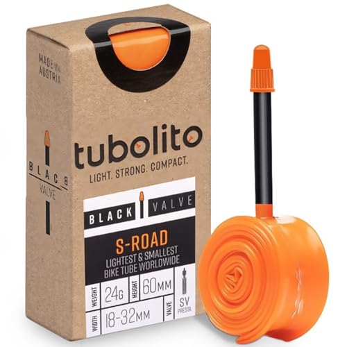 S-Tubo-Schlauch – Straße – 700c – 60-mm-Ventil – schwarz S-Tubo-Schlauch – Straße – 700c – 60-mm-Ventil – schwarz von Tubolito