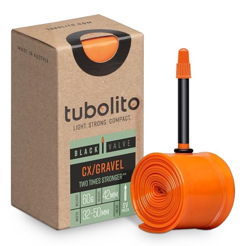 Tubo-Schlauch – CX/Gravel – 700c/28 Zoll – 42-mm-Ventil – Schwarz Tubo-Schlauch – CX/Gravel – 700c/28 Zoll – 42-mm-Ventil – Schwarz von Tubolito