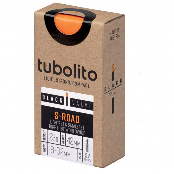 Tubolito - S-Tubo-Road-700C-SV42 - Fahrradschlauch Gr 700C-SV42 schwarz von Tubolito