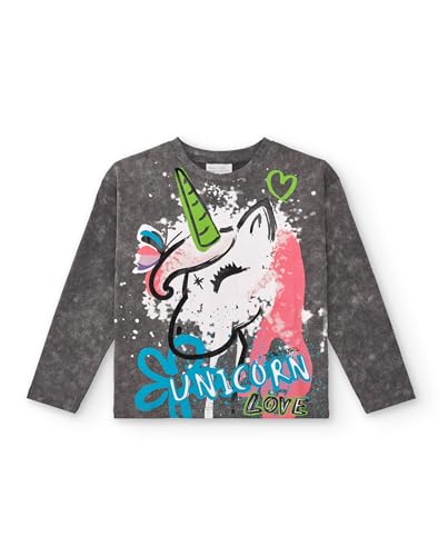 Tuc Tuc Graues T-Shirt mit Einhorn-Aufdruck für Mädchen, Kollektion Crazy Feelings, Größe 7 Jahre Tuc Tuc Graues T-Shirt mit Einhorn-Aufdruck für Mädchen, Kollektion Crazy Feelings, Größe 7 Jahre von Tuc Tuc