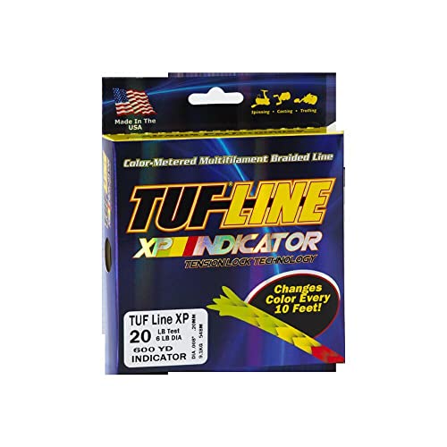 Tuf Line Tuf-Indicator Angelschnur, ca. 30 m, Indicator, 25 lb von Tuf Line