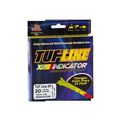 Tuf Line Tuf-Indicator Angelschnur, ca. 30 m, Indicator, 65 lb von Tuf Line