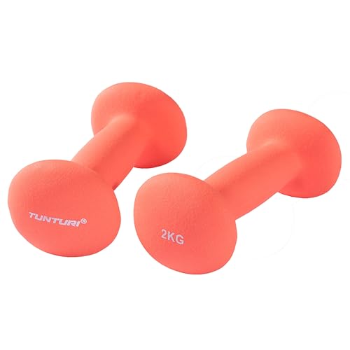 Tunturi 2er Set Kurzhantelset, Fitnessset, 2 kg, Bunte Kurzhanteln mit Neoptren Tunturi 2er Set Kurzhantelset, Fitnessset, 2 kg, Bunte Kurzhanteln mit Neoptren von Tunturi