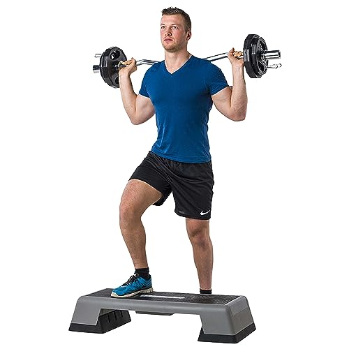 Tunturi Aerobic Stepper, höhenverstellbares Steppbrett, 3 Stufen 16 cm 20 cm 25 cm, bis zu 120 kg von Tunturi