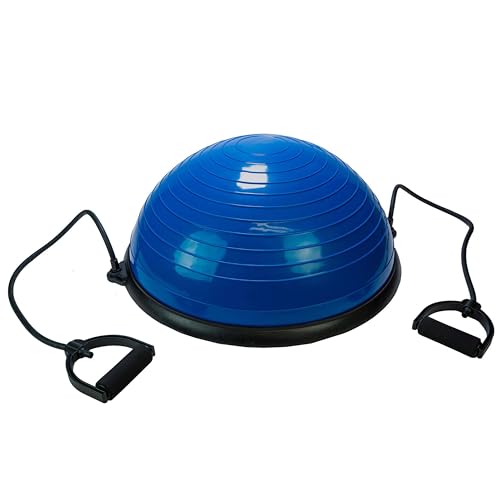 Tunturi Balancetrainer mit Griffen, Halbkugelball für Gleichgewicht, Koordinationstraining für Körper von Tunturi