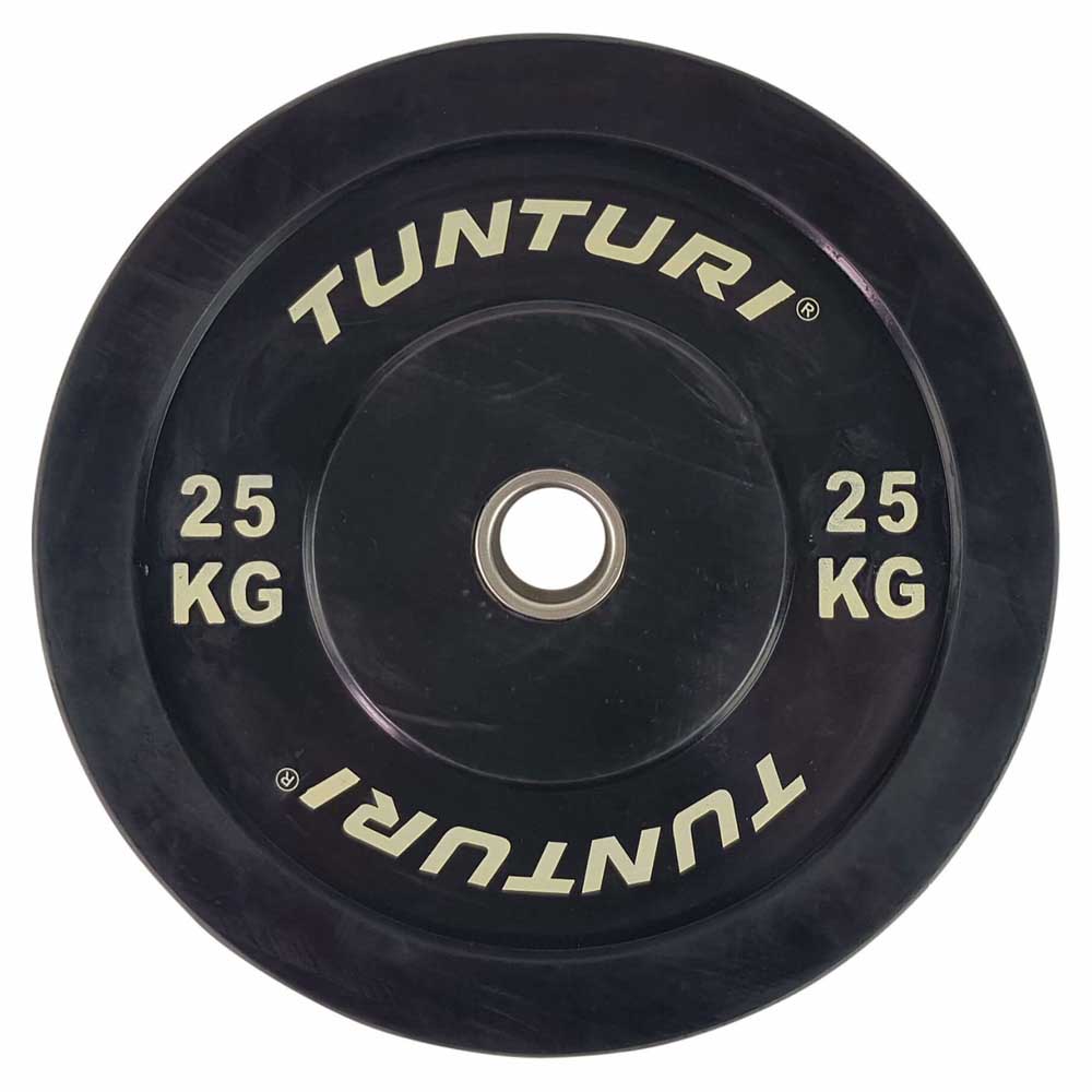 Tunturi Bumper Plate Disk Schwarz 25 kg von Tunturi