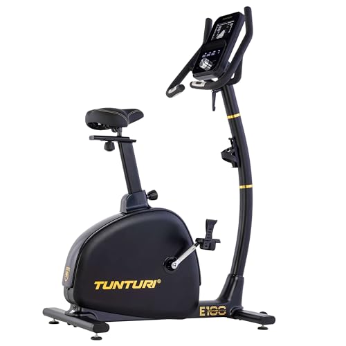 Tunturi Centuri E100 Heimtrainer - Ergometer - Bluetooth AI Monitor - Fitnessbike mit 48 Widerstandsstufen - Komfort Plus Sattel - Multigrip Lenker Tunturi Centuri E100 Heimtrainer - Ergometer - Bluetooth AI Monitor - Fitnessbike mit 48 Widerstandsstufen - Komfort Plus Sattel - Multigrip Lenker von Tunturi
