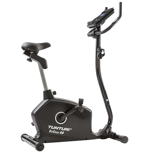 Tunturi Ergometer FitCycle 40i - Heimtrainer fahrrad - Fitnessfahrrad für Zuhause - Bluetooth - 16 Widerstandsstufen - 23 Programme - Herzfrequenz-Sensoren von Tunturi