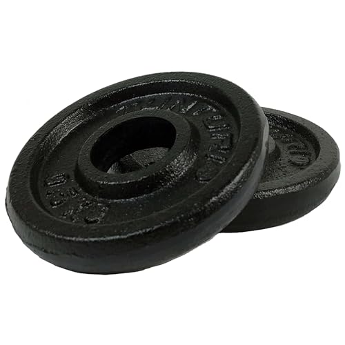 Tunturi Gewichte für Hanteln 2 x 0,5 kg, Hantelgewichte für 30 mm, Gusseisen Tunturi Gewichte für Hanteln 2 x 0,5 kg, Hantelgewichte für 30 mm, Gusseisen von Tunturi