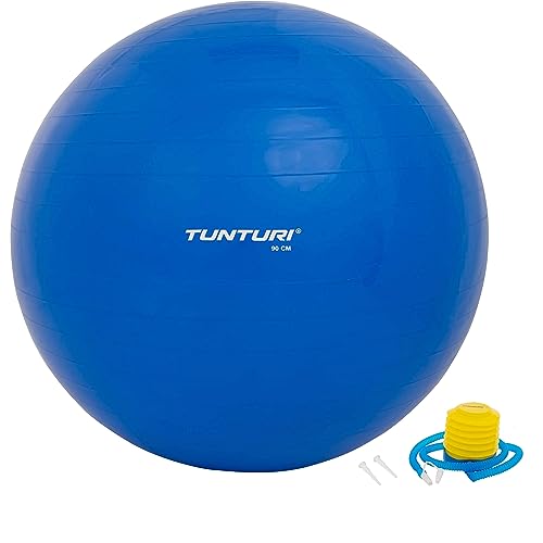 Tunturi Gymnastikball, Blau, 90 cm, 14TUSFU235 von Tunturi