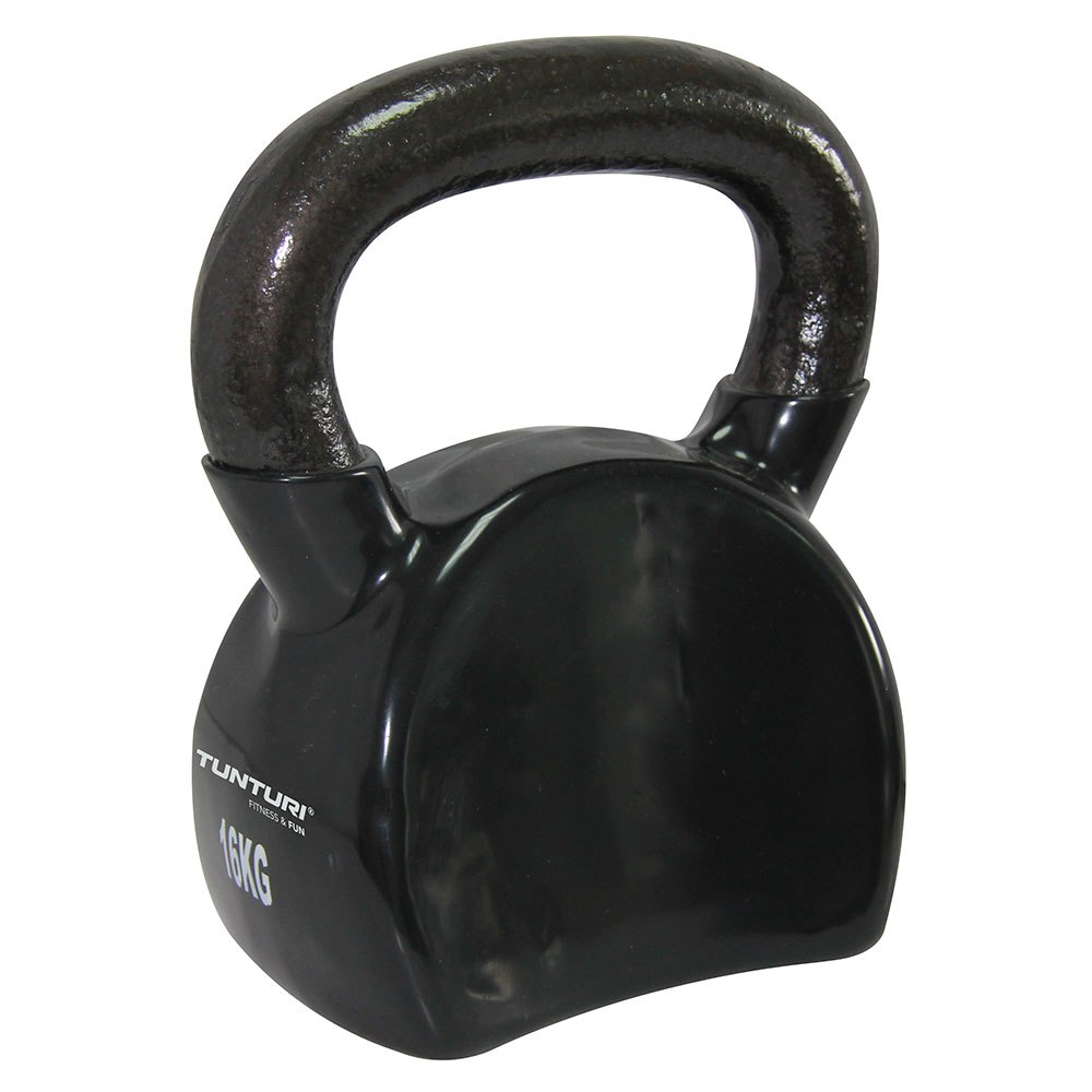 Tunturi Kettlebells With Vynil 16kg Schwarz 16 kg von Tunturi