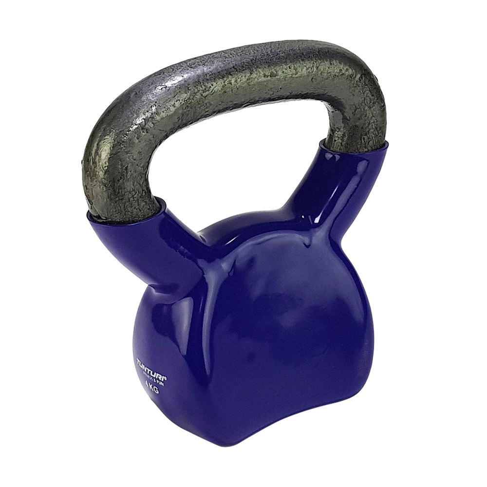 Tunturi Kettlebells With Vynil 4kg Blau 4 kg von Tunturi