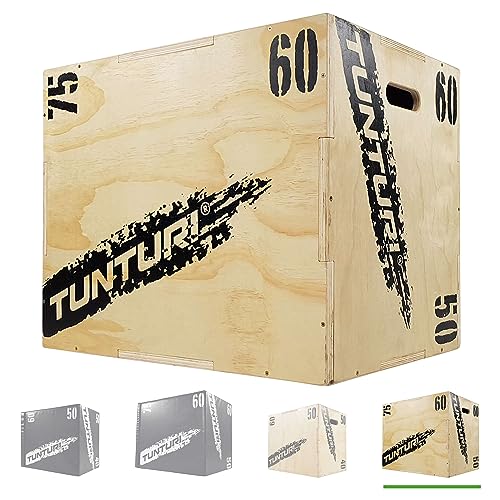 Tunturi Plyo Box, Plyoboxen in 50 x 60 x 75 cm, Sprungbox aus Holz Tunturi Plyo Box, Plyoboxen in 50 x 60 x 75 cm, Sprungbox aus Holz von Tunturi