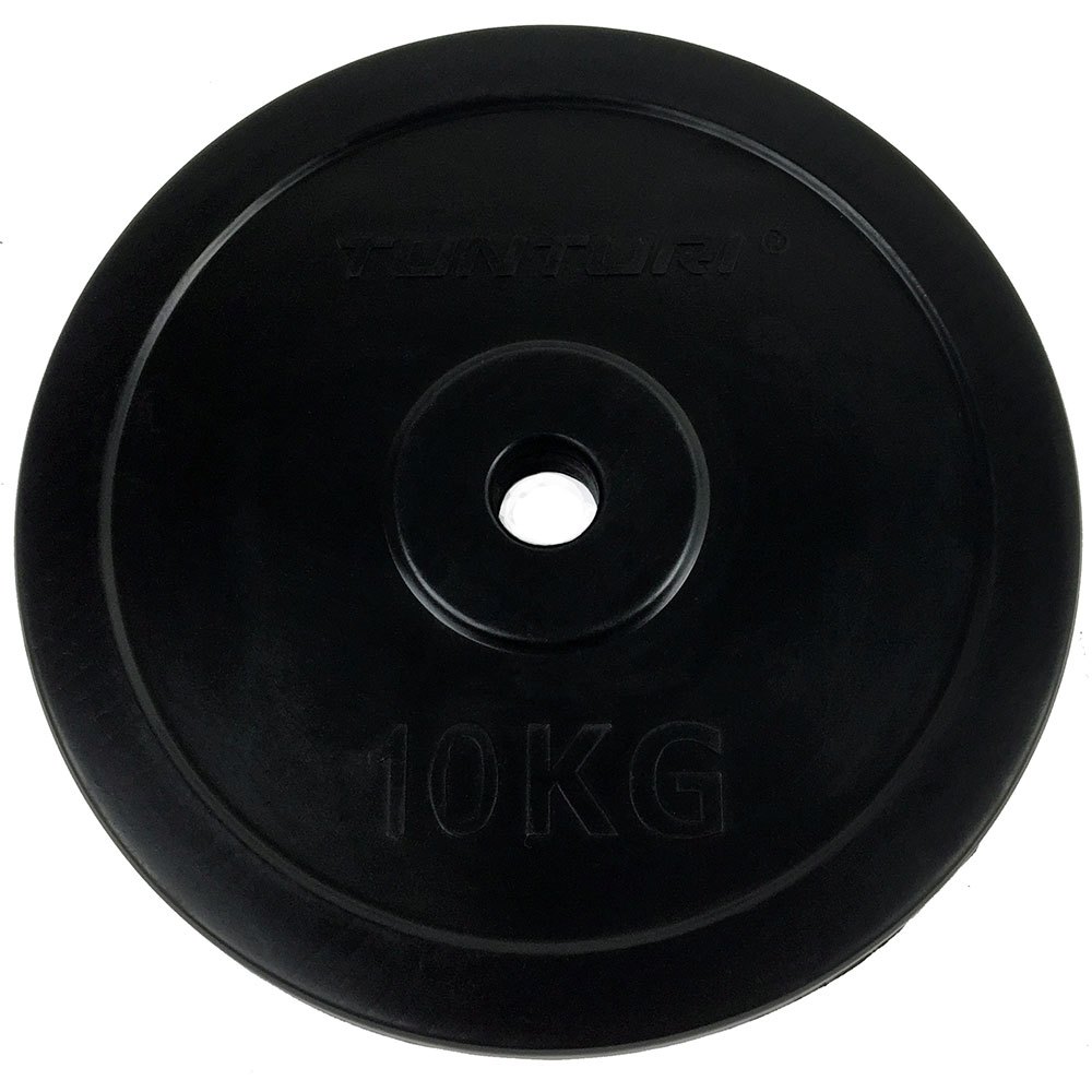 Tunturi Rubber Weight Plate 10kg Schwarz 10 kg von Tunturi