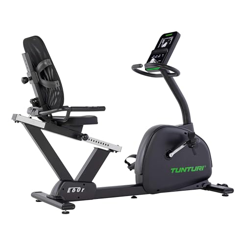 Tunturi Signature E60 Liegefahrrad - Fitnessgerät mit tiefem Einstieg - Ergonomisch anpassbar - 48 Programme - Transportrollen Tunturi Signature E60 Liegefahrrad - Fitnessgerät mit tiefem Einstieg - Ergonomisch anpassbar - 48 Programme - Transportrollen von Tunturi