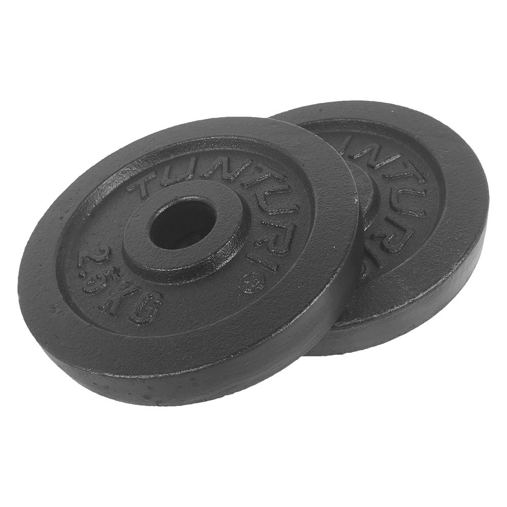 Tunturi Weight Plate 2.5kg Schwarz 2.5 kg von Tunturi