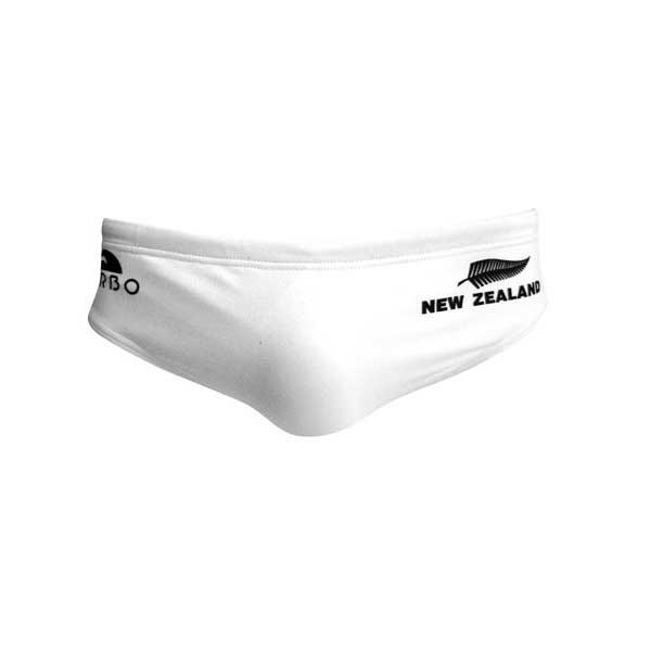 Turbo All White Swimming Brief Weiß 9-10 Years Junge von Turbo