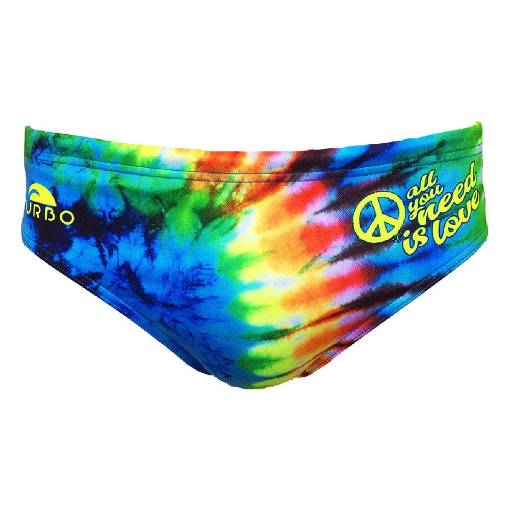 Turbo All You Need Is Love Swimming Brief Mehrfarbig 4XL Mann von Turbo