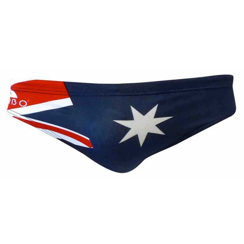 Turbo Australia Flag Swimming Brief Rot,Blau L Mann Turbo Australia Flag Swimming Brief Rot,Blau L Mann von Turbo