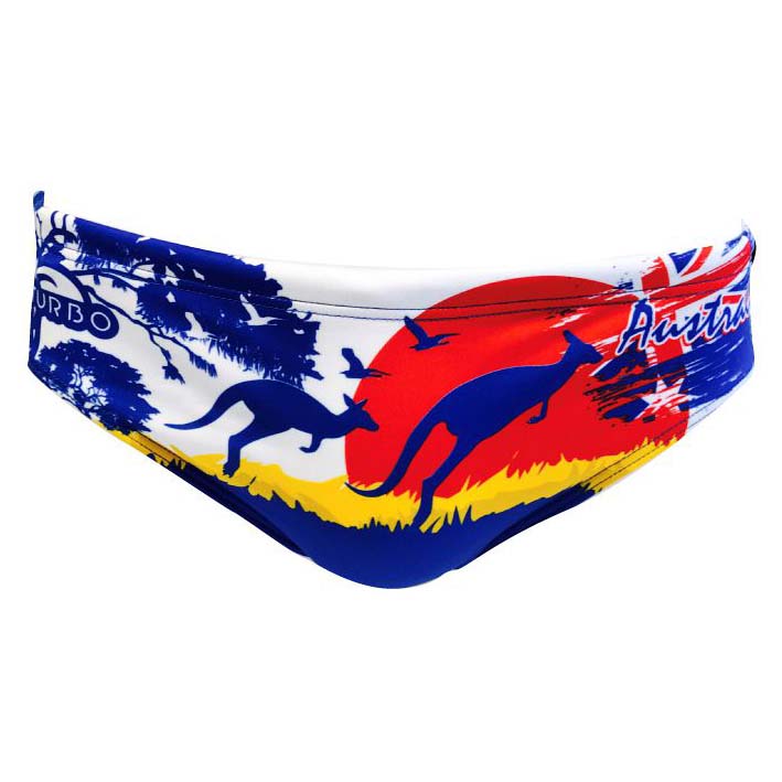 Turbo Australia Landscape Swimming Brief Mehrfarbig 3XL Mann von Turbo