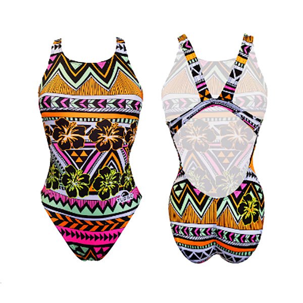 Turbo Azteki Swimsuit Orange M Frau Turbo Azteki Swimsuit Orange M Frau von Turbo