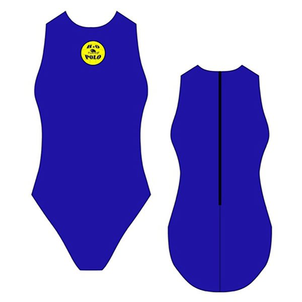 Turbo Basic Waterpolo Royal Swimsuit Blau 5-6 Years Mädchen von Turbo