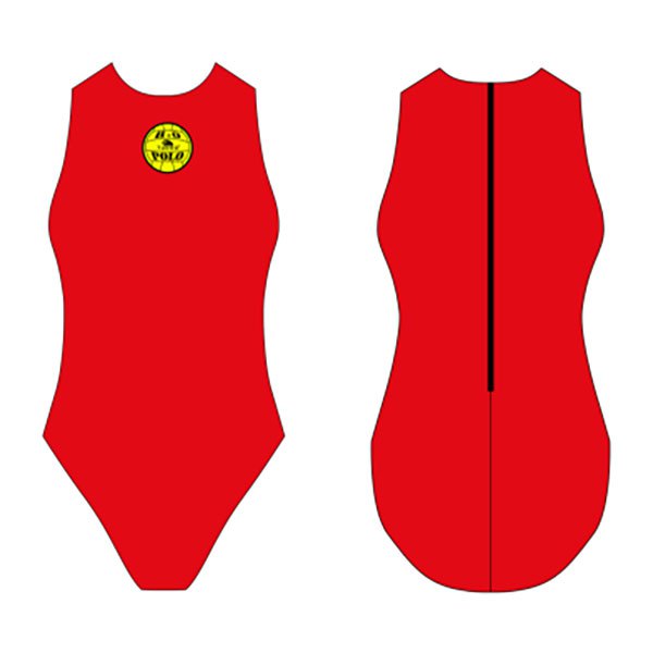 Turbo Basic Waterpolo Swimsuit Rot 5-6 Years Mädchen Turbo Basic Waterpolo Swimsuit Rot 5-6 Years Mädchen von Turbo