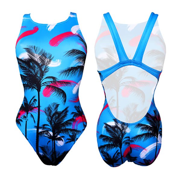 Turbo Blue Palm Swimsuit Blau XL Frau Turbo Blue Palm Swimsuit Blau XL Frau von Turbo