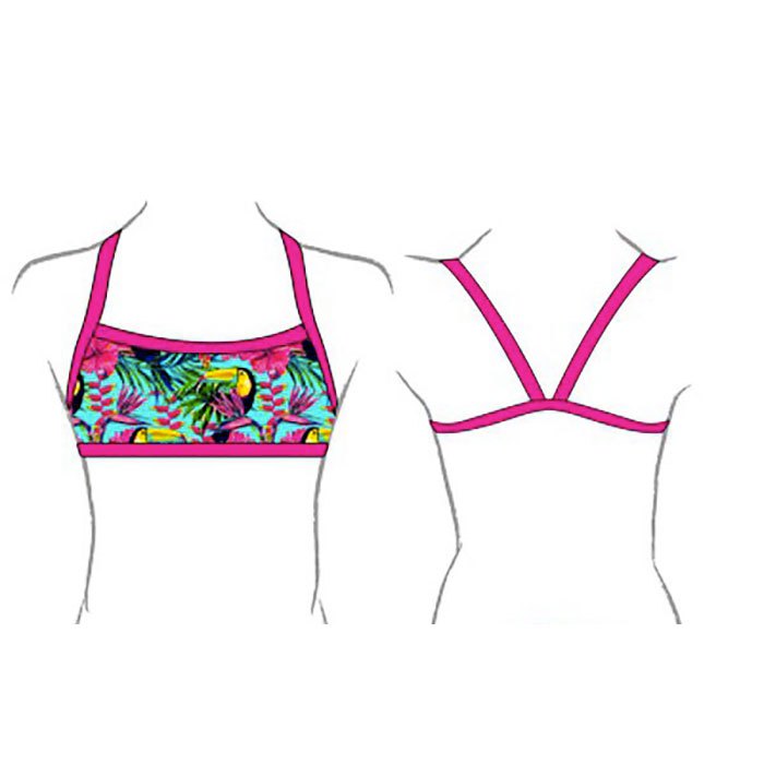 Turbo Boom Tucan Garden 2016 Bikini Top Rosa 5XL Frau Turbo Boom Tucan Garden 2016 Bikini Top Rosa 5XL Frau von Turbo