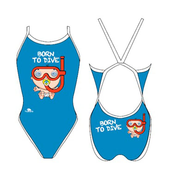 Turbo Born To Dive Swimsuit Blau M Frau Turbo Born To Dive Swimsuit Blau M Frau von Turbo