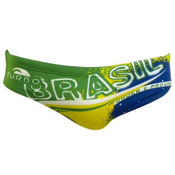 Turbo Brazil Swimming Brief Grün 5-6 Years Junge von Turbo