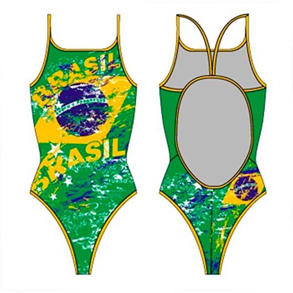 Turbo Brazil Swimsuit Grün XL Frau von Turbo