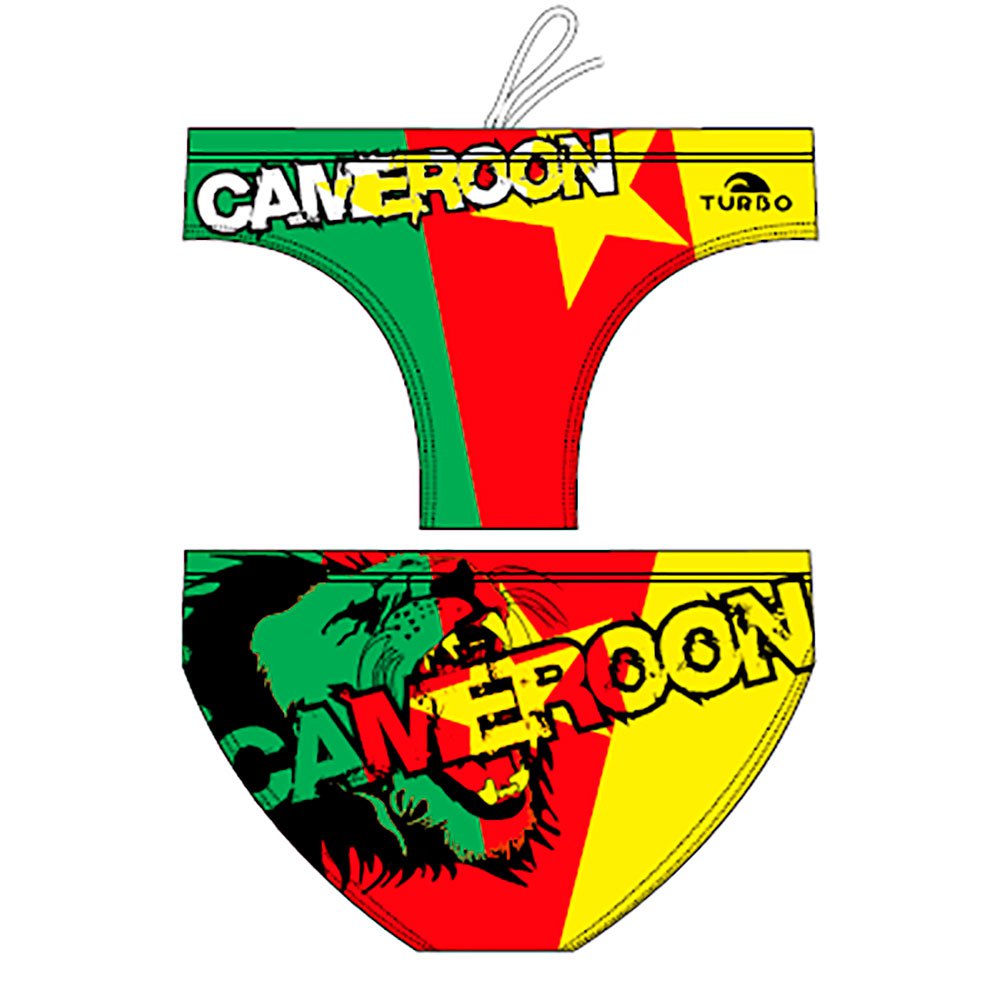 Turbo Cameroun Swimming Brief Mehrfarbig 3-4 Years Junge von Turbo