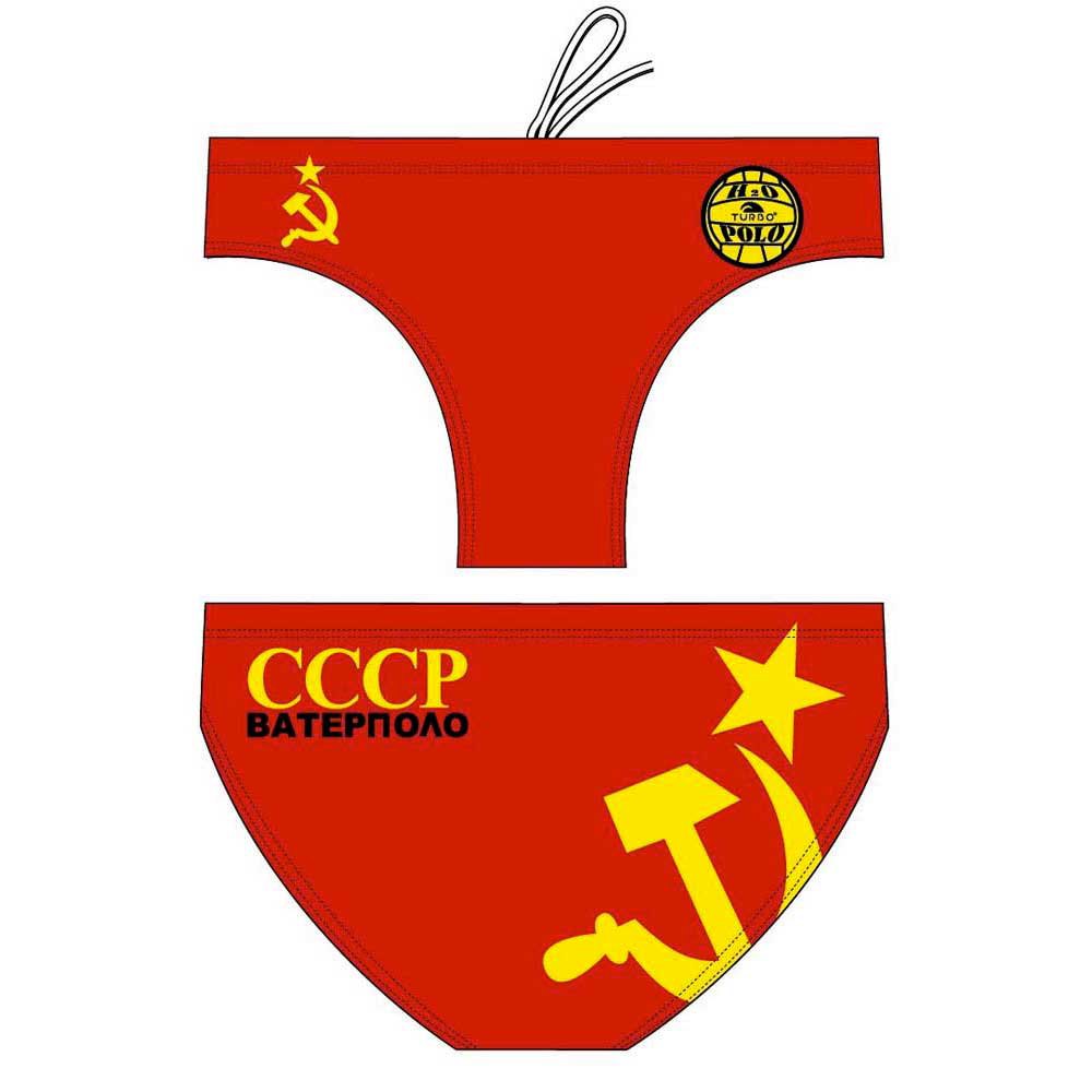 Turbo Cccp Swimming Brief Rot 4XL Mann von Turbo