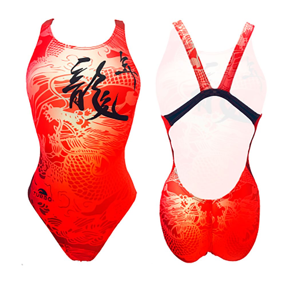 Turbo Chinese Dragon Swimsuit Orange 2XL Frau Turbo Chinese Dragon Swimsuit Orange 2XL Frau von Turbo