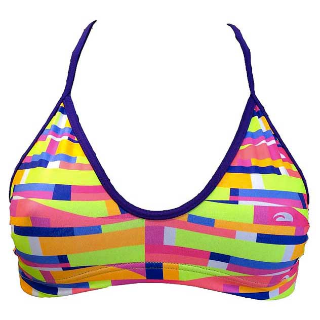 Turbo Colorwaves Bikini Top Mehrfarbig L Frau von Turbo