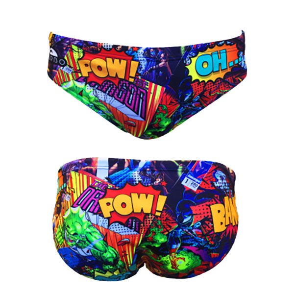 Turbo Comic Swimming Brief Mehrfarbig 4XL Mann Turbo Comic Swimming Brief Mehrfarbig 4XL Mann von Turbo
