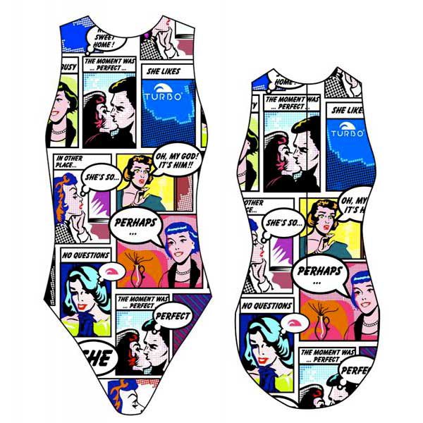 Turbo Comic Swimsuit Mehrfarbig M Frau Turbo Comic Swimsuit Mehrfarbig M Frau von Turbo