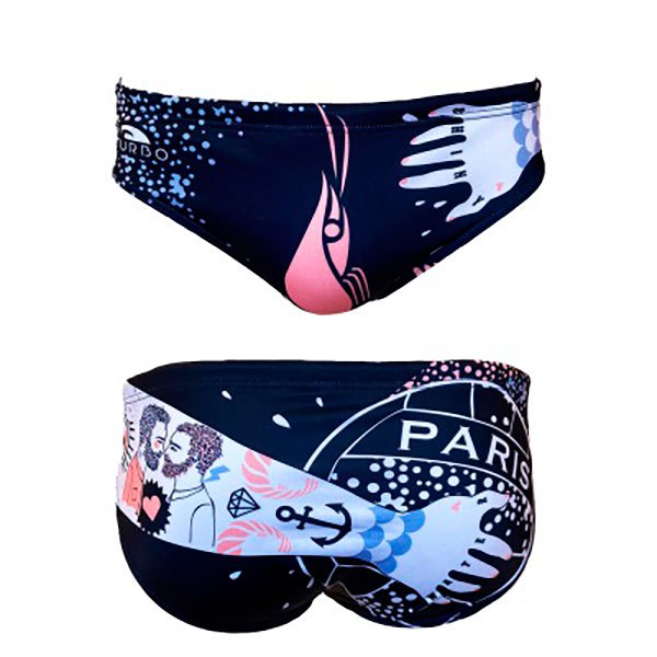 Turbo Crevettes Pailletees Film Swimming Brief Blau M Mann Turbo Crevettes Pailletees Film Swimming Brief Blau M Mann von Turbo