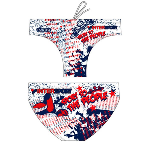 Turbo Crown Letters Swimming Brief Gelb,Weiß 5XL Mann Turbo Crown Letters Swimming Brief Gelb,Weiß 5XL Mann von Turbo