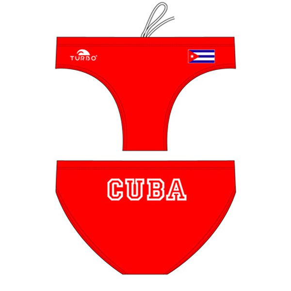 Turbo Cuba Swimming Brief Rot 7-8 Years Junge von Turbo