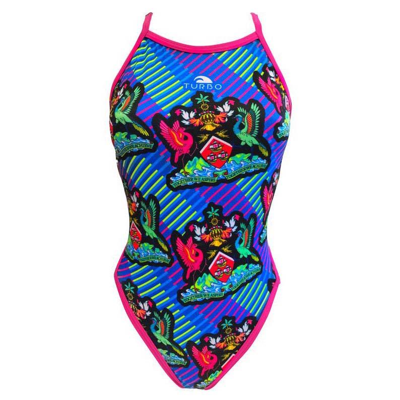Turbo Emblem Revolution Swimsuit Blau M Frau Turbo Emblem Revolution Swimsuit Blau M Frau von Turbo