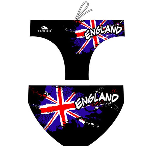 Turbo England 2012 Swimming Brief Schwarz 7-8 Years Junge von Turbo