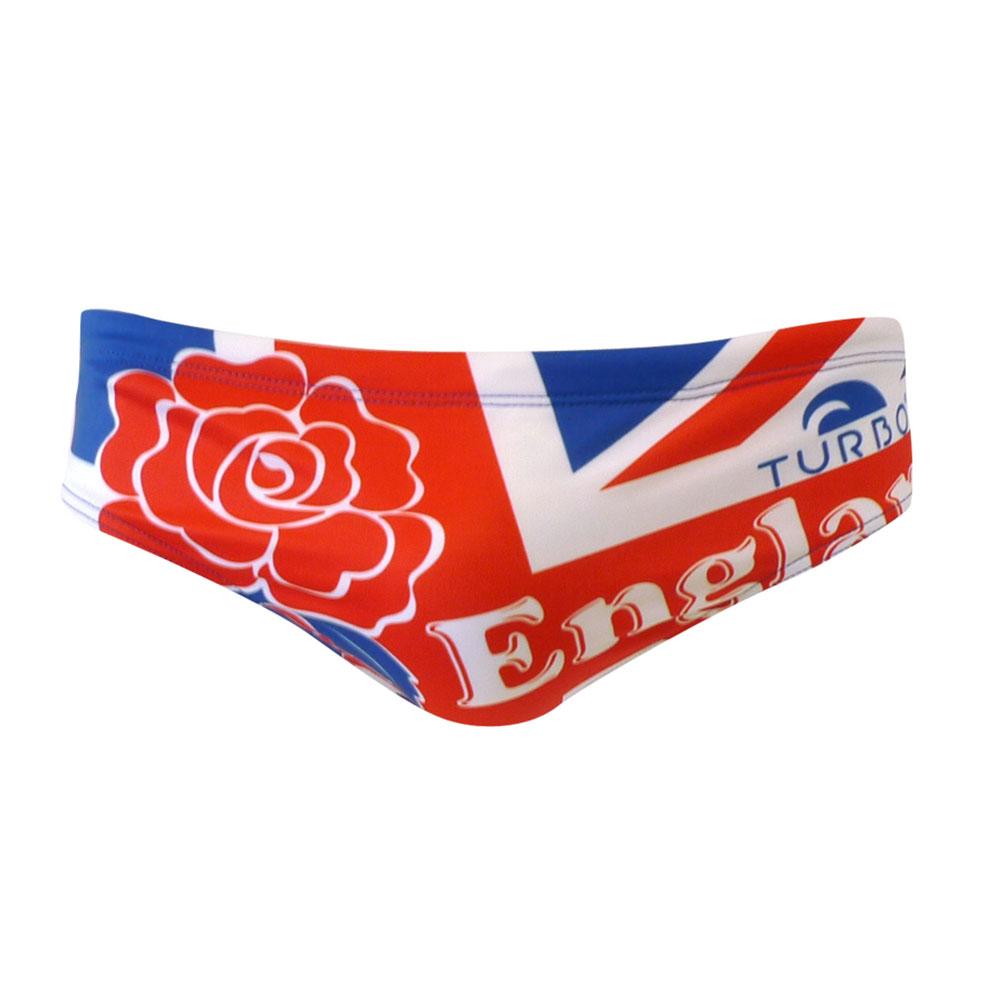 Turbo England Flag Swimming Brief Rot 2XL Mann von Turbo