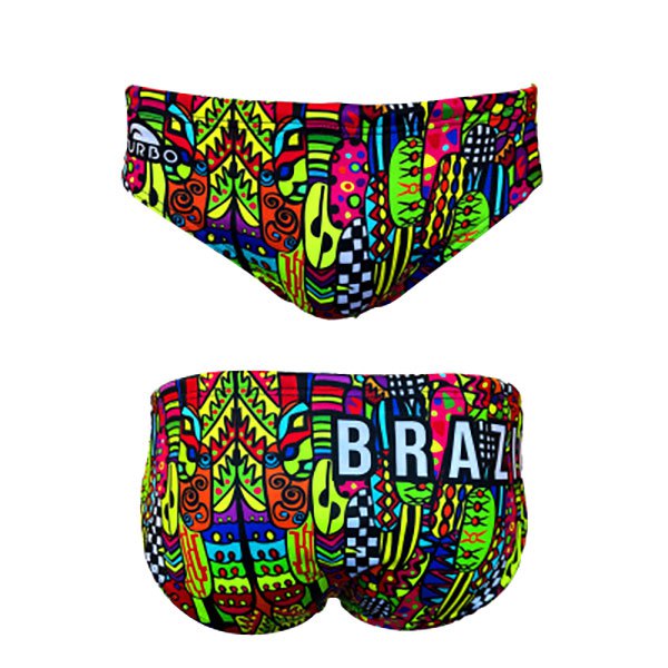 Turbo Fiesta Brazil Swimming Brief Mehrfarbig XL Mann Turbo Fiesta Brazil Swimming Brief Mehrfarbig XL Mann von Turbo